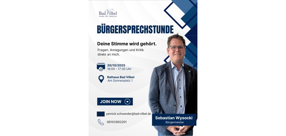 Bürgersprechstunde Oktober - 1
